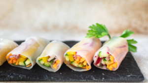 Fresh and Flavorful Fruit Rice Paper Rolls