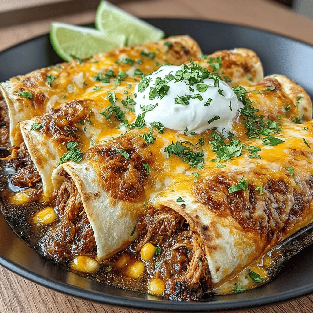 Enchiladas are a beloved staple of Mexican cuisine, celebrated for their rich flavors and comforting qualities. These rolled tortillas, typically filled with a variety of ingredients and smothered in sauce, have transcended borders and become a favorite in many households around the world. Among the many variations, Cheesy Chicken and Corn Enchiladas stand out as a particularly delightful dish, perfect for family dinners and gatherings. This recipe brings together tender shredded chicken, sweet corn, and a medley of spices, all enveloped in warm tortillas and topped with gooey cheese. It’s an easy-to-make meal that can please even the pickiest of eaters.