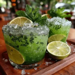 As the sun shines brightly and temperatures rise, nothing beats a cool, refreshing drink to quench your thirst. Among the plethora of summer beverages, slushes stand out for their delightful texture and vibrant flavors. The Mint Limeade Slush is a perfect embodiment of this concept, combining the invigorating zest of fresh limes with the aromatic charm of mint. This drink is not just a feast for the taste buds; it’s a celebration of summer’s bounty, offering a delicious way to beat the heat while providing a refreshing experience.
