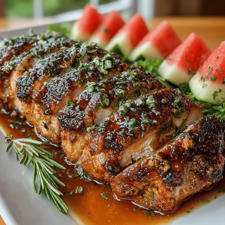 As culinary creativity continues to flourish, the use of unique glazes for turkey has become a popular trend among food enthusiasts and chefs alike. Traditionally seen as a centerpiece for festive gatherings, turkey is now being transformed with innovative flavor combinations that celebrate fresh ingredients. One such delightful innovation is Watermelon Glazed Turkey, a dish that combines the sweetness of watermelon with savory undertones to create a refreshing experience. This vibrant turkey not only tantalizes the taste buds but also serves as a stunning visual centerpiece for any celebration.