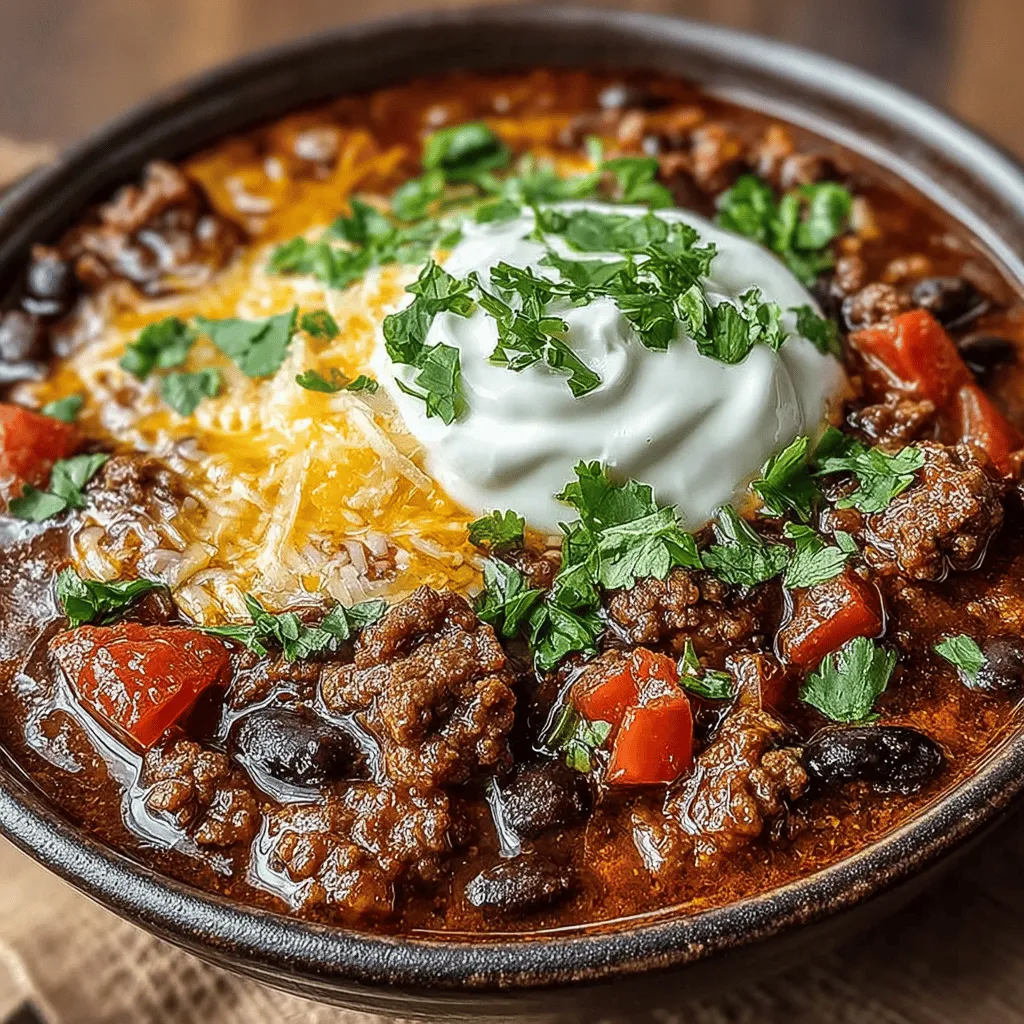 As the leaves start to change and the air turns crisp, my thoughts often drift to the warm, hearty meals that make everything feel right in the world. Among the many comfort foods that grace my kitchen, one standout recipe is the Smoky Slow Cooker BBQ Beef Bean Chili. This dish is not just another chili; it's a culinary experience that encapsulates comfort in a bowl. The rich flavors meld together beautifully, creating a warm and satisfying meal that wraps around you like a favorite blanket on a chilly evening.