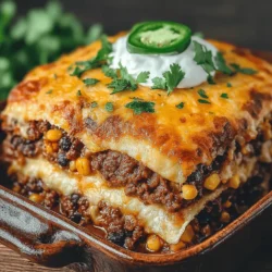 Welcome to the vibrant world of Tex-Mex cuisine, where bold flavors and hearty ingredients come together to create delightful dishes that are beloved by many. Among the standout offerings in this culinary tradition, enchiladas hold a special place in the hearts of American families. Their versatility and comforting nature make them a staple on dinner tables across the country. Enter the Spicy & Cheesy Tex-Mex Beef Enchilada Casserole—a dish that combines the essence of traditional enchiladas with the convenience and satisfaction of a casserole.
