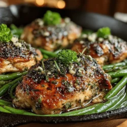 In today's fast-paced world, finding time to prepare a delicious, nutritious meal can often feel like a daunting task. Enter the One-Pan Garlic Herb Chicken & Green Beans – a dish that embodies simplicity without sacrificing flavor. This recipe stands out not only for its ease of preparation but also for its vibrant mix of herbs and the satisfying combination of tender chicken and crisp green beans. It’s a delightful option for busy weeknights or a wholesome meal for gatherings, showcasing how a single pan can deliver a variety of flavors and textures.