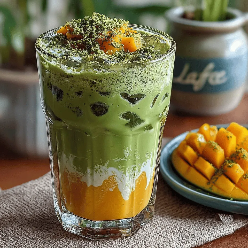 Before diving into the preparation of your Iced Matcha Mango Latte, it's essential to familiarize yourself with the key ingredients that will make this drink truly exceptional.