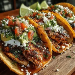 Avocado Chicken Tacos Delight: A Culinary Experience