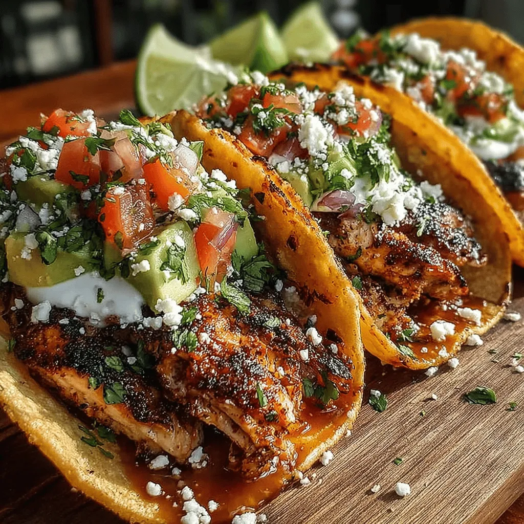 Welcome to a culinary journey that tantalizes your taste buds with the vibrant flavors of Avocado Chicken Tacos Delight. This recipe masterfully blends tender chicken with creamy avocados and fresh components, creating a dish that is not only delicious but also visually appealing. The versatility of these tacos makes them an ideal choice for various occasions, whether you are hosting a lively gathering, enjoying a family dinner, or simply craving a quick yet satisfying meal. In this article, we will explore the ingredients, preparation steps, and culinary techniques that contribute to the deliciousness of this standout dish, ensuring you can recreate it effortlessly in your kitchen.