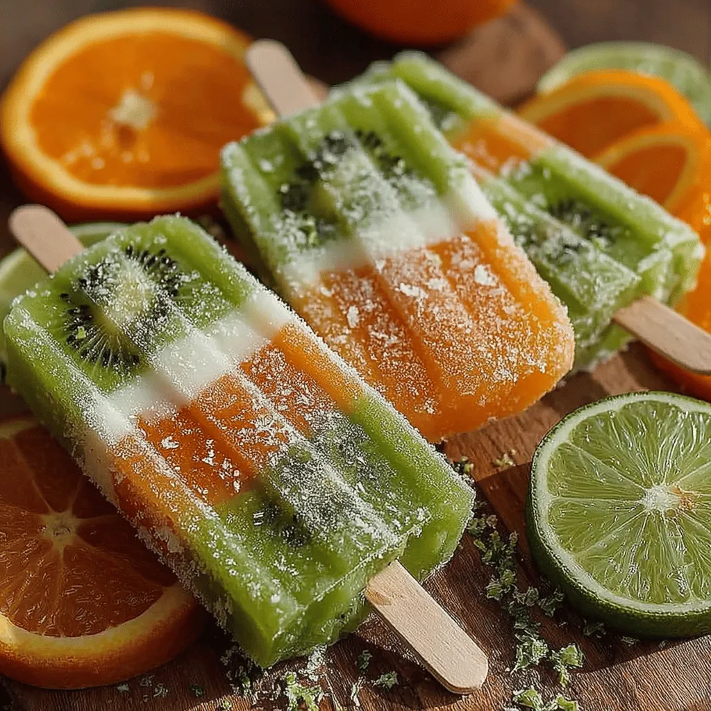 As the sun shines brighter and temperatures rise, nothing beats the joy of indulging in homemade popsicles. These delightful frozen treats not only provide a refreshing escape from the heat but also allow you to experiment with flavors that can cater to both children and adults. Among the myriad of flavor combinations, zesty kiwi and citrus stand out, offering a unique and vibrant taste that is sure to tantalize your taste buds. Imagine the burst of sweet and tangy flavors dancing on your palate while you savor a frozen pop on a warm day.