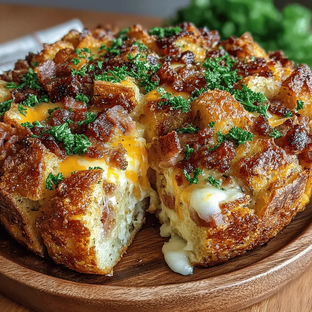 As the sun peeks through the window and the aroma of breakfast wafts through the house, there’s something undeniably comforting about a hearty breakfast strata. This Cheesy Ham Potato Breakfast Strata holds a special place in my heart, reminding me of lazy weekend mornings spent with loved ones. The combination of savory ham, creamy cheese, and tender potatoes layered between fluffy bread creates a dish that’s not only delicious but also perfect for feeding a crowd. Whether it’s a holiday brunch or just a cozy family breakfast, this strata is sure to bring smiles to the breakfast table.