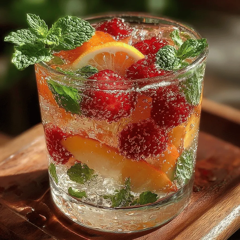 As the sun shines brighter and the days grow longer, refreshing beverages become essential for staying cool and hydrated. Infused waters have emerged as a popular choice for those looking to enhance their hydration routine without resorting to sugary sodas or artificial drinks. Among the myriad of flavors one can create, the combination of peaches and raspberries stands out as a seasonal delight that embodies the essence of summer. This "Peach Raspberry Bliss Water" is not only incredibly easy to prepare but also offers a delightful sensory experience for your taste buds.