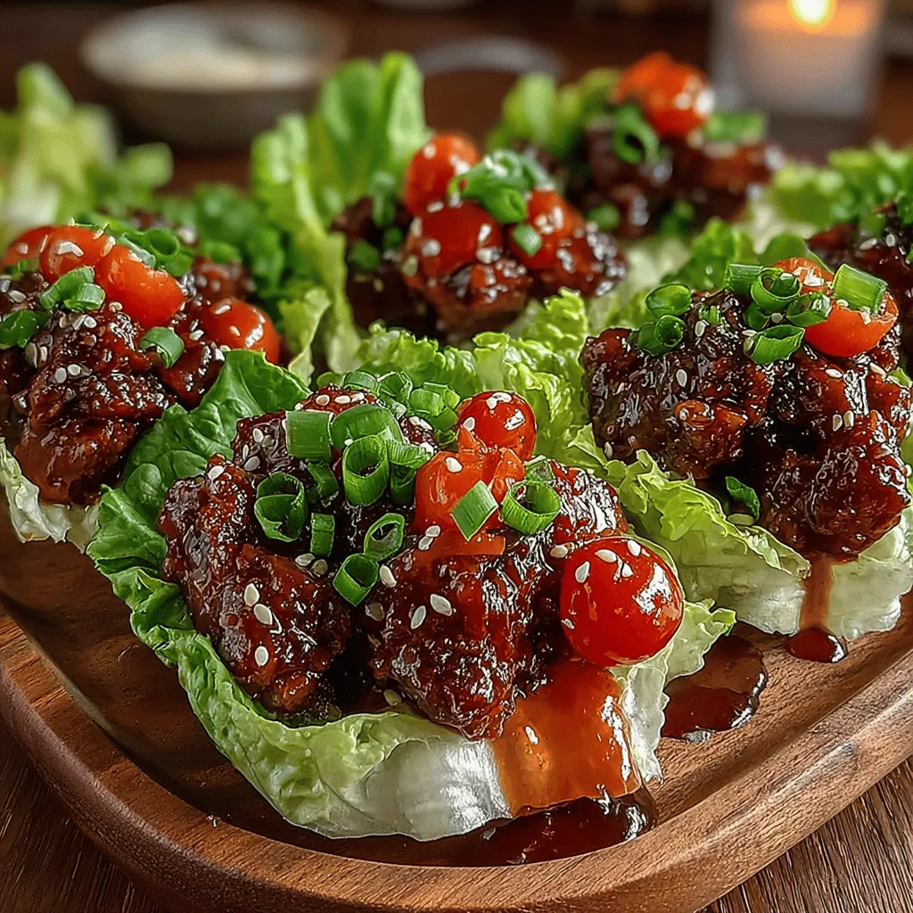 When it comes to finding a fresh, healthy, and satisfying meal option, Savory Beef Lettuce Wraps with Cherry Glaze stand out as a delightful choice. This dish captures the essence of balance, combining the rich, hearty flavors of ground beef with the sweet, tangy notes of cherry glaze. Not only does it tantalize the taste buds, but it also provides a visually appealing presentation, making it perfect for both casual family dinners and more elaborate gatherings.