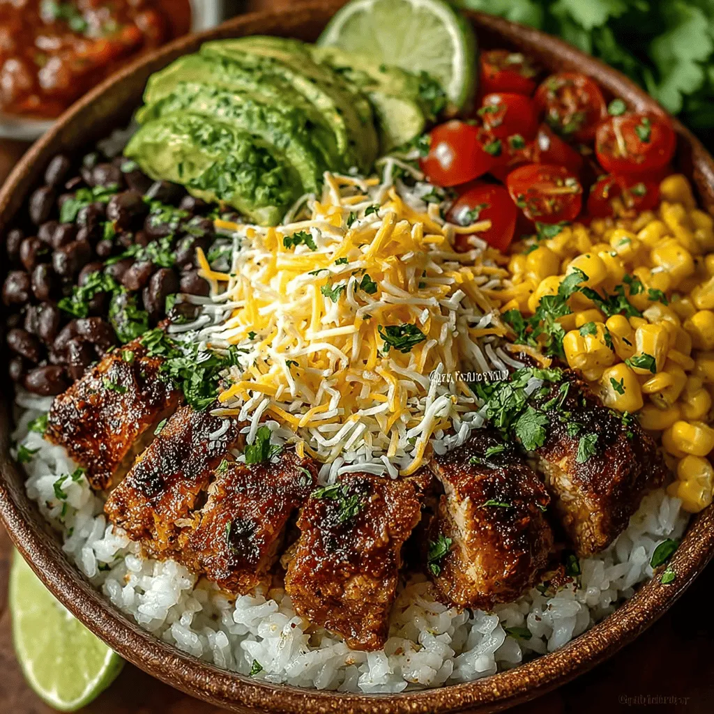 Creating a stunning Spicy Chicken Taco Rice Bowl is not just about the ingredients; it's also about the layering technique that enhances both flavor and presentation. By layering your ingredients thoughtfully, you ensure that each bite is a delightful combination of textures and tastes.