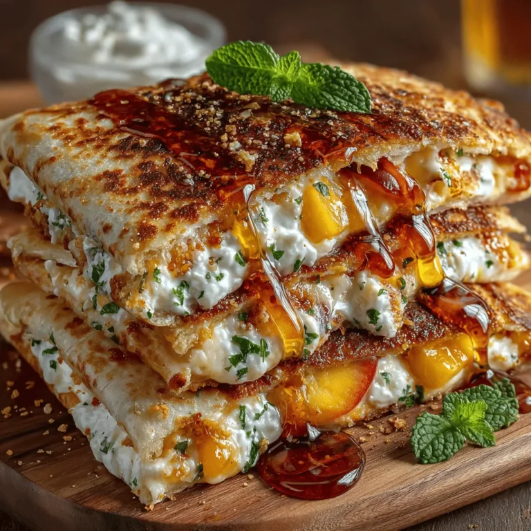 In the culinary world, the combination of sweet and savory is a time-honored tradition that tantalizes taste buds and inspires creativity. This delightful juxtaposition allows for the exploration of flavors that can elevate even the simplest of dishes, transforming them into a sensational experience. One such dish that embodies this harmony is the sweet and savory peach quesadilla—a unique take on the classic Mexican favorite that is both comforting and refreshing.