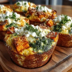 In the search for nutritious and delicious breakfast options, sweet potato spinach egg cups stand out as a vibrant and wholesome choice. These delightful little cups combine the earthiness of sweet potatoes, the freshness of spinach, and the richness of eggs, creating a perfect balance of flavors and textures. Not only are they visually appealing, with a colorful presentation that brightens up any meal, but they are also incredibly versatile. Whether you need a quick breakfast on-the-go or a satisfying snack, these egg cups can be customized to suit a variety of tastes and dietary preferences.