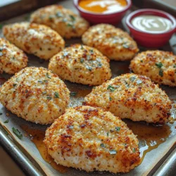 If you're searching for a dish that combines crunch, flavor, and health-conscious cooking, look no further than Crispy Baked Parmesan Crusted Chicken Tenders. This delightful recipe is a perfect blend of tender chicken, a flavorful coating, and the convenience of oven baking. Whether you’re preparing a quick weeknight dinner or a satisfying snack for the family, these chicken tenders are sure to please.