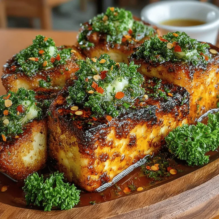 The first step in creating the perfect Lemon Herb Grilled Tofu Steaks is to properly prepare the tofu. Tofu contains a significant amount of moisture, which can hinder the grilling process and prevent the tofu from absorbing flavors. To achieve a firm, crispy texture that holds up beautifully on the grill, it's essential to press the tofu.