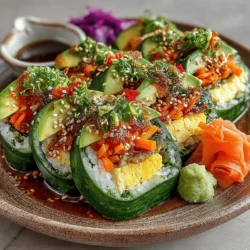 Sushi has long been celebrated for its unique combination of flavors, textures, and artistic presentation. With the rise of health-conscious dining, innovative adaptations of traditional sushi have gained popularity, capturing the hearts of food lovers and culinary adventurers alike. One such adaptation is the Egg-Inspired Cucumber Sushi Rolls, a dish that marries the refreshing crunch of cucumbers with the rich, savory flavor of eggs, creating a delightful alternative for both sushi enthusiasts and those seeking a nutritious snack or appetizer.