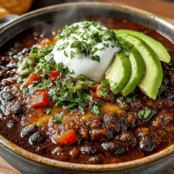 Smoky Hatch Chili Black Bean Soup: Completing the Recipe