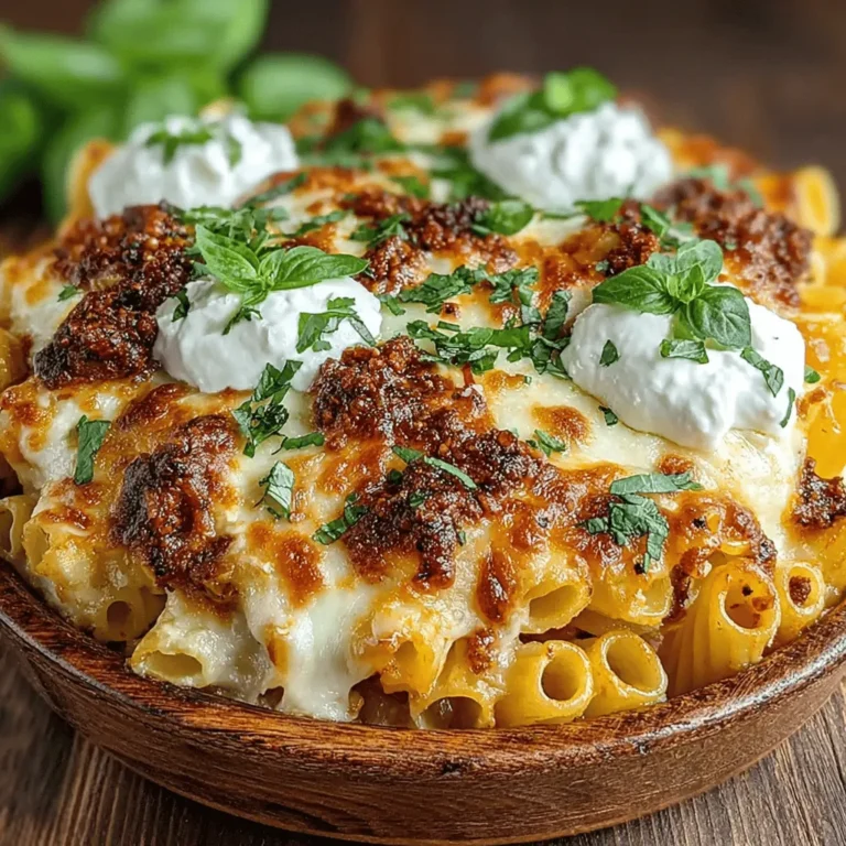 Baked Ziti with Ricotta and Basil is a quintessential comfort food that warms the heart and satisfies the palate. This classic Italian-American dish combines the robust flavors of a rich tomato sauce with creamy ricotta and melty mozzarella, creating a delightful harmony of textures and tastes. Whether you're planning a family dinner, hosting a gathering, or simply enjoying a cozy night in, this baked ziti recipe is sure to please everyone at the table.