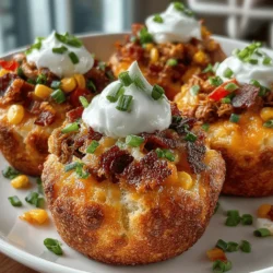 Mini Ranch Chicken Biscuit Bowls