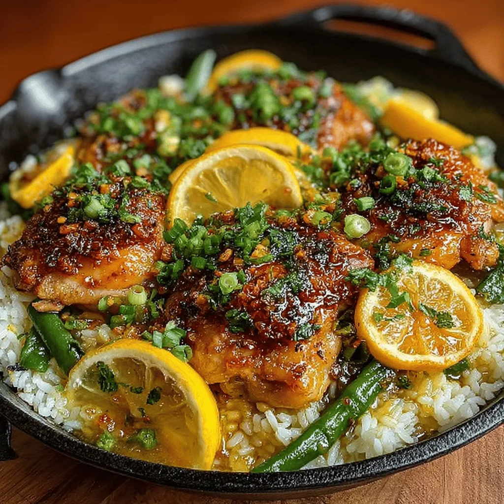 When it comes to quick, satisfying meals that deliver a burst of flavor, few dishes can compete with the Honey Lemon Chicken and Rice Skillet. This delightful recipe marries the zesty brightness of lemon with the natural sweetness of honey, creating a harmonious balance that tantalizes the taste buds. Not only is it easy to prepare, but it also serves as a comforting meal that can be enjoyed any night of the week or even at special gatherings, making it a versatile addition to your culinary repertoire.