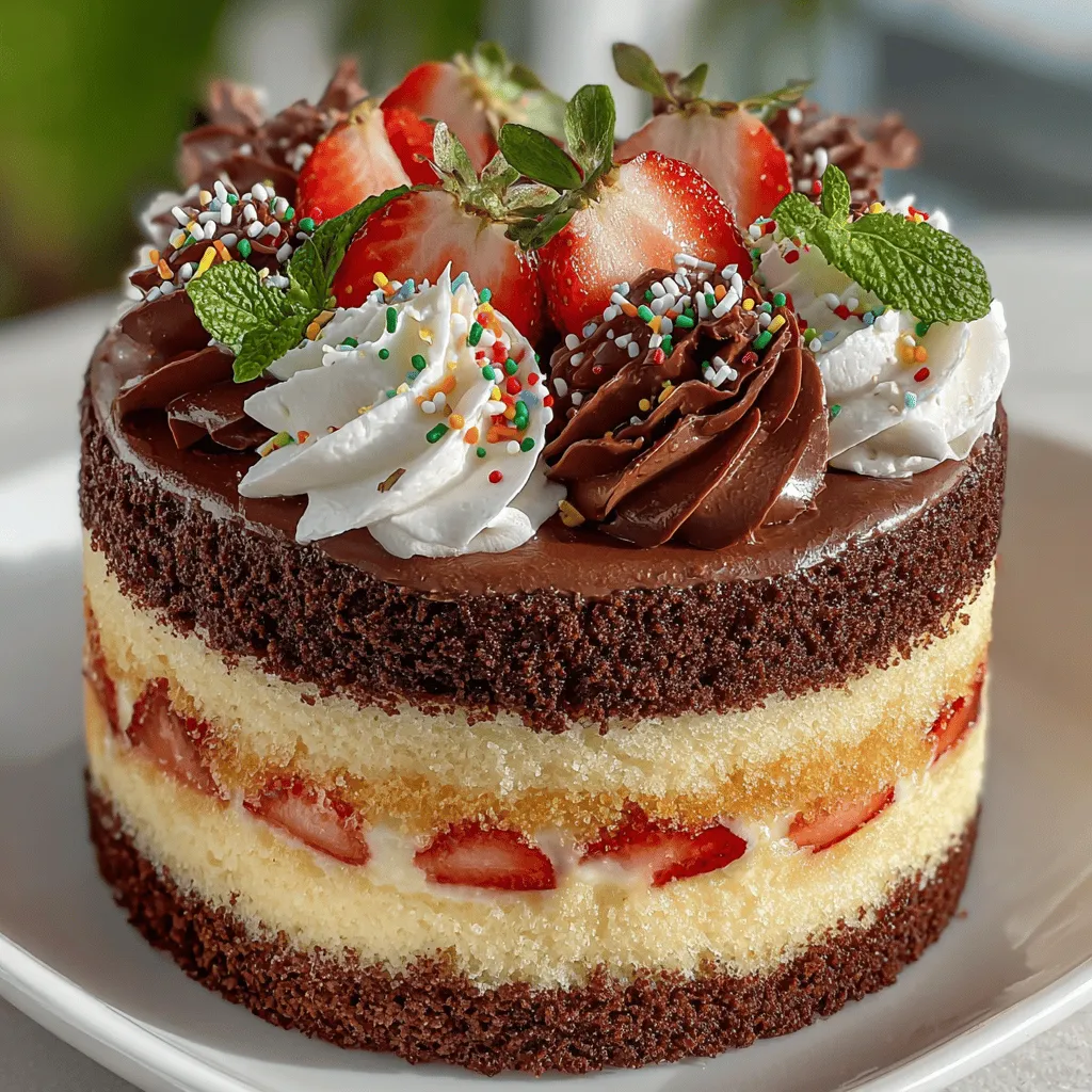 As the school season rolls around, families often seek ways to celebrate new beginnings and create memorable moments amidst the hustle and bustle of back-to-school preparations. One delightful way to do this is by baking a Back-to-School Neapolitan Cake, a visually stunning and delicious treat that combines three classic flavors—chocolate, vanilla, and strawberry. This cake not only satisfies the sweet tooth but also serves as a charming centerpiece for family gatherings and school celebrations, making it a perfect choice for welcoming a new academic year.