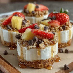 When it comes to Froyo Banana Split Bites, the versatility of this recipe allows you to customize each bite according to your personal tastes and dietary preferences. While bananas are the star of the show, you can easily swap in or add a variety of fruits and nuts to cater to different flavor profiles. Here are some delightful combinations to get your creative juices flowing:
