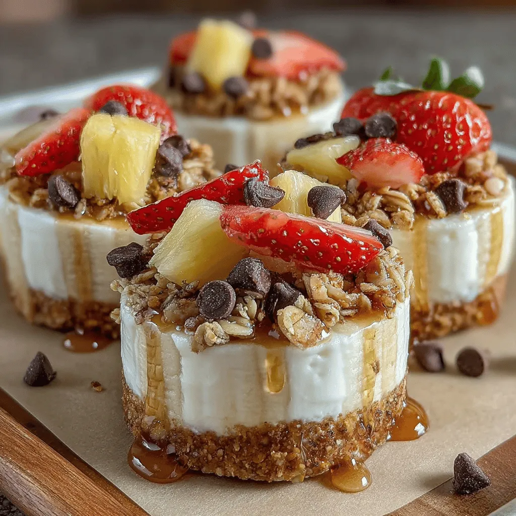 When it comes to Froyo Banana Split Bites, the versatility of this recipe allows you to customize each bite according to your personal tastes and dietary preferences. While bananas are the star of the show, you can easily swap in or add a variety of fruits and nuts to cater to different flavor profiles. Here are some delightful combinations to get your creative juices flowing: