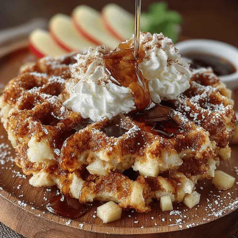 Breakfast is often touted as the most important meal of the day, and for good reason. It sets the tone for your morning, providing the energy needed to tackle whatever lies ahead. Among the myriad of breakfast options available, waffles stand out for their delightful versatility. They can be sweet or savory, topped with a range of ingredients from fruits to syrups, and their fluffy texture can satisfy a variety of taste buds. Enter the Crunchy Delight Apple Oat Waffles—a wholesome yet indulgent option that redefines breakfast. This recipe combines the hearty goodness of oats with the natural sweetness of apples, all drizzled with a delightful cinnamon syrup that elevates the experience to new heights.