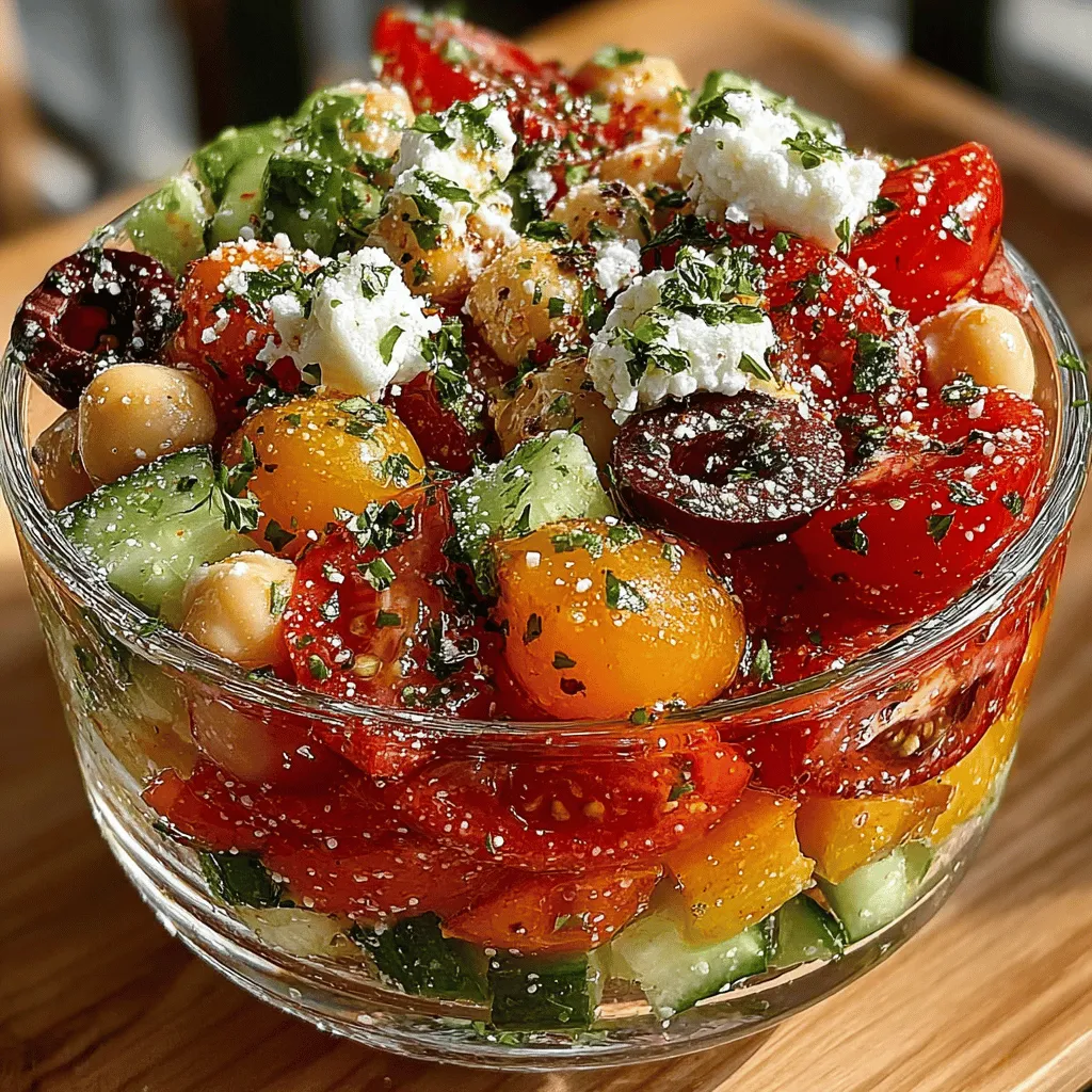As the days grow warmer and the need for light, refreshing meals becomes paramount, the Cucumber Chickpea Greek Salad emerges as a perfect culinary solution. This vibrant dish is not just a salad; it's a celebration of Mediterranean flavors that can transform any meal into a delightful experience. Whether you're hosting a summer gathering, packing a picnic, or seeking a quick and healthy option for a busy weekday lunch, this salad checks all the boxes.
