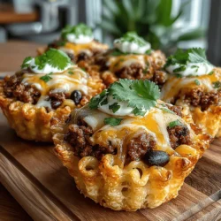 When it comes to comfort food, few dishes can rival the nostalgic warmth of a hearty chili mac. This beloved classic, typically served in a bowl, has been reimagined into a tantalizing bite-sized treat known as Mini Chili Mac Cups. These delightful morsels combine the creamy goodness of macaroni and cheese with the robust flavors of chili, all nestled in a crispy phyllo cup, making them an ideal appetizer for gatherings, parties, or family meals. With their charming presentation and satisfying taste, Mini Chili Mac Cups are destined to become a favorite among both kids and adults alike.