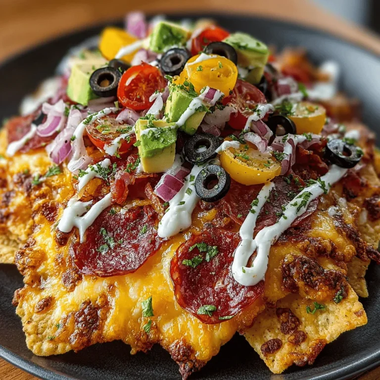 In recent years, nachos have transcended their status as a mere snack food to become a versatile canvas for creativity in the culinary world. Traditionally associated with casual dining and sporting events, nachos have evolved into a gourmet experience, allowing cooks to experiment with a variety of flavors and ingredients. One such innovative twist on the classic dish is Charcuterie Nachos Supreme, a decadent combination that marries the beloved nacho experience with the rich flavors of a charcuterie board.