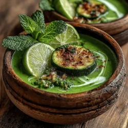 Refreshing Cucumber & Ginger Detox Soup