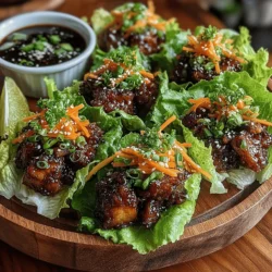 If you're in search of a light, flavorful dish that balances health and taste, look no further than Mini Chicken Teriyaki Lettuce Pockets. These delightful bites are not only simple to prepare but also brimming with nutrients, making them an ideal option for everything from a casual family dinner to an elegant appetizer for entertaining guests. Combining tender chicken marinated in a rich teriyaki sauce with crisp lettuce leaves, this recipe captures the essence of Asian-inspired cuisine while promoting a health-conscious lifestyle.