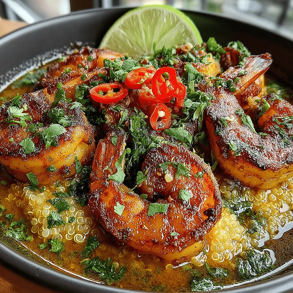 If you're on the lookout for a vibrant and nutritious dish that tantalizes the taste buds while providing a wholesome punch, look no further than Fiery Garlic Shrimp & Quinoa Delight. This dish is more than just a meal; it's a symphony of flavors that combines succulent shrimp, fluffy quinoa, and a medley of aromatic spices. Whether you're a seafood lover or simply searching for a health-conscious recipe, this dish promises to deliver both satisfaction and nutrition in every bite.