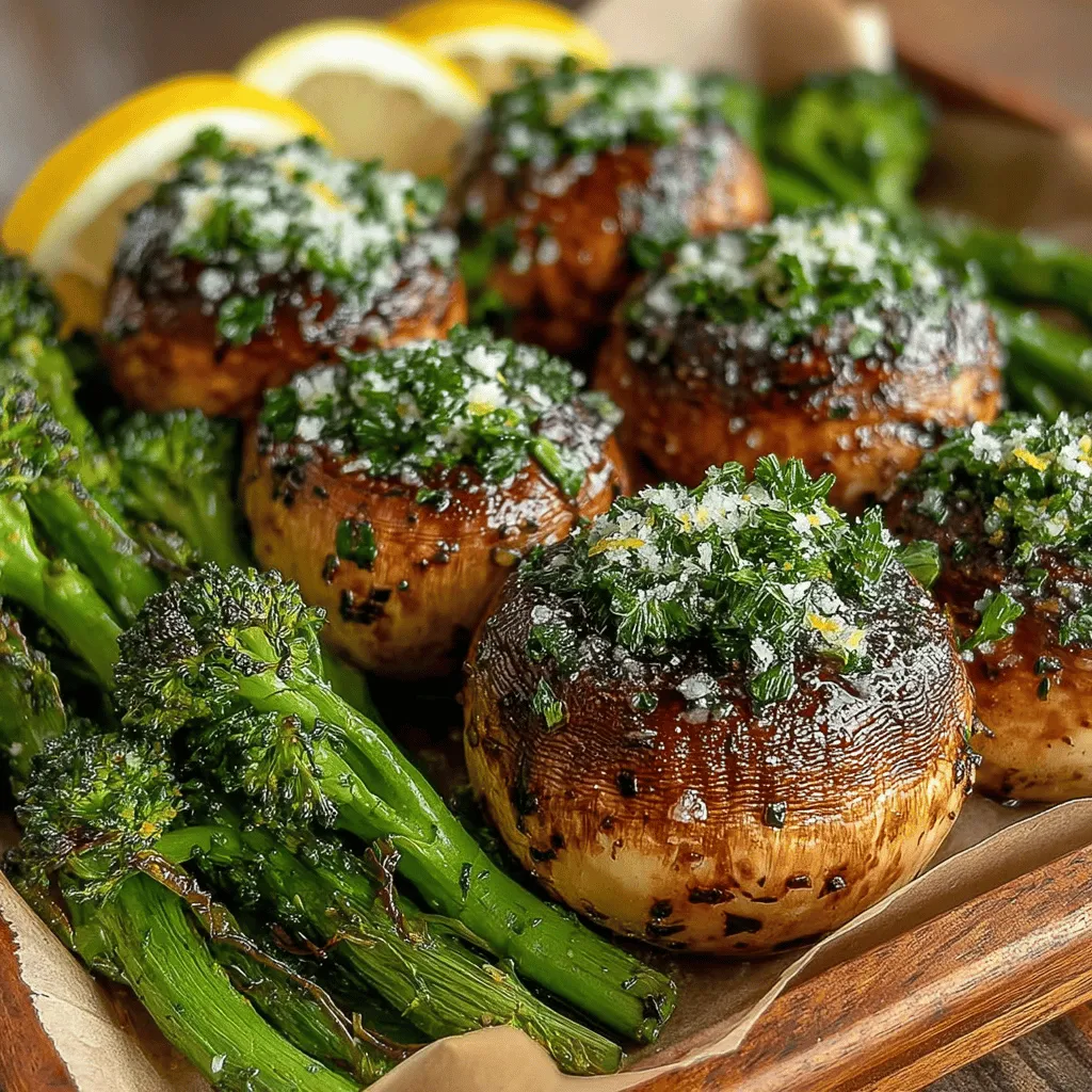 When it comes to side dishes or light main courses that are both flavorful and nutritious, Garlic Butter Roasted Mushrooms and Broccoli stand out as a perfect choice. This delectable dish combines the earthy richness of mushrooms with the vibrant crunch of broccoli, all enhanced by the luxurious flavor of garlic butter. Whether you're serving it alongside a hearty protein or enjoying it on its own, this recipe is sure to impress.