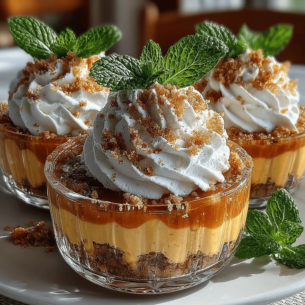 To begin the process of achieving the perfect mousse consistency, gradually add the instant vanilla pudding mix to your pumpkin mixture while continuously whisking. This step is crucial as the pudding mix acts as a stabilizer, enhancing the texture and flavor profile of the mousse.