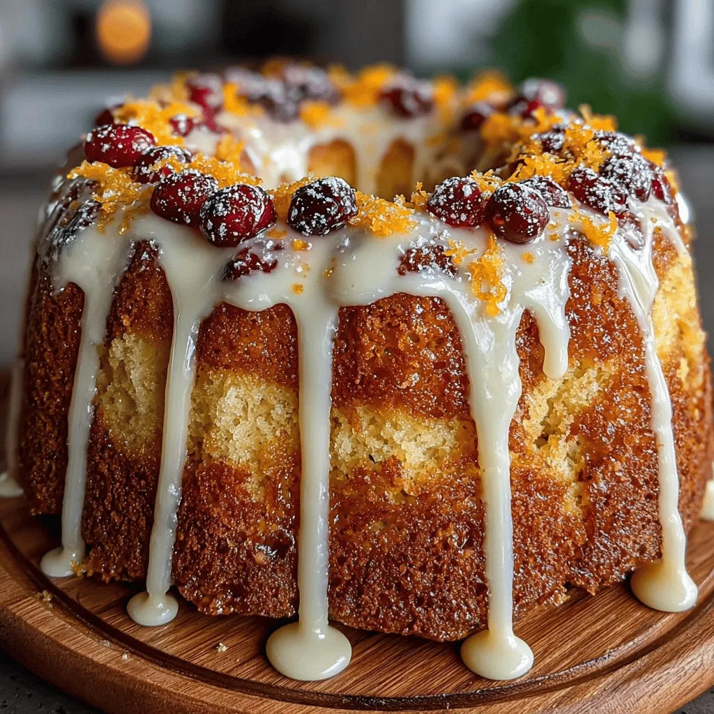 As the leaves turn vibrant shades of red and gold, and the air becomes crisp with the promise of cooler days, there’s nothing quite like the warm, inviting aroma of a freshly baked cake wafting through the kitchen. The Sunset Cranberry Orange Bundt Cake embodies the essence of fall and winter gatherings, making it the perfect centerpiece for your seasonal celebrations. This cake is not just a treat for the taste buds; it’s a visual delight, with its rich orange hue and speckled cranberries reminiscent of a breathtaking sunset.