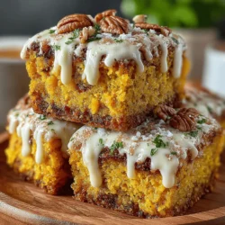 As the leaves turn golden and the air becomes crisp, the allure of fall baking comes alive. One of the most delightful treats to emerge during this season is the Pumpkin White Chocolate Bliss Blondies. This recipe encapsulates the essence of autumn, combining the warm, comforting flavors of pumpkin with the sweet, creamy richness of white chocolate. With its chewy texture and indulgent taste, these blondies are not just a dessert; they serve as a sweet snack perfect for any occasion—whether it’s a cozy gathering with friends or a quiet evening at home with a cup of tea.