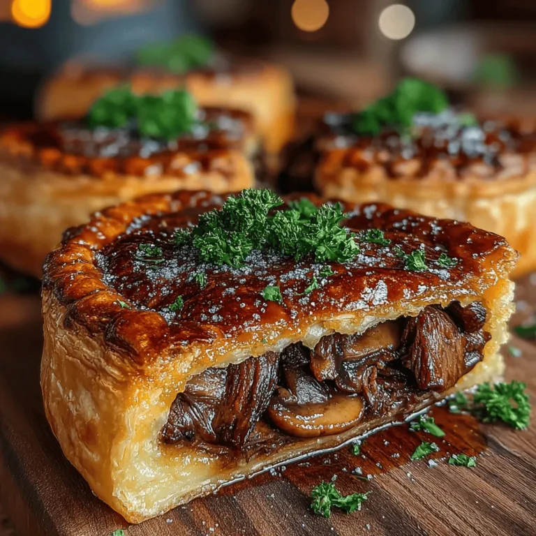 Sautéing onions and garlic is fundamental to enhancing the flavor profile of your Savory Beef & Mushroom Stroganoff Pie. Start by selecting yellow onions for their sweetness and rich flavor. Here’s how to do it effectively: