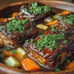 As the leaves begin to turn and the air takes on a crispness that signals the arrival of autumn, our culinary cravings shift toward comfort food that warms the soul. Dishes that are hearty, flavorful, and inviting become the stars of our dinner tables. Among these, braised short ribs stand out as a quintessential comfort food, embodying the essence of this cozy season. Imagine tender, succulent meat that falls off the bone, bathed in a rich sauce that embodies the flavors of fall. This is where our recipe for Apple Cider Braised Short Ribs comes into play—a delightful twist that introduces the sweetness and complexity of apple cider, elevating this classic dish to new heights.