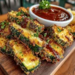 Discover the deliciousness of Crispy Parmesan Zucchini Chips, a healthy and flavorful snack that’s perfect for any occasion. This recipe transforms zucchini, a versatile summer vegetable, into a crunchy, cheesy treat that satisfies even the pickiest eaters. Whether you’re looking for a quick snack for movie night, a nutritious appetizer for your next gathering, or a fun way to get your family to eat their veggies, these zucchini chips are sure to impress. With a simple combination of ingredients and straightforward instructions, you’ll create a guilt-free indulgence that can be enjoyed on its own or paired with a variety of dips.
