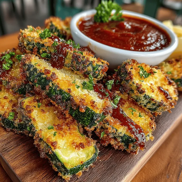 Discover the deliciousness of Crispy Parmesan Zucchini Chips, a healthy and flavorful snack that’s perfect for any occasion. This recipe transforms zucchini, a versatile summer vegetable, into a crunchy, cheesy treat that satisfies even the pickiest eaters. Whether you’re looking for a quick snack for movie night, a nutritious appetizer for your next gathering, or a fun way to get your family to eat their veggies, these zucchini chips are sure to impress. With a simple combination of ingredients and straightforward instructions, you’ll create a guilt-free indulgence that can be enjoyed on its own or paired with a variety of dips.