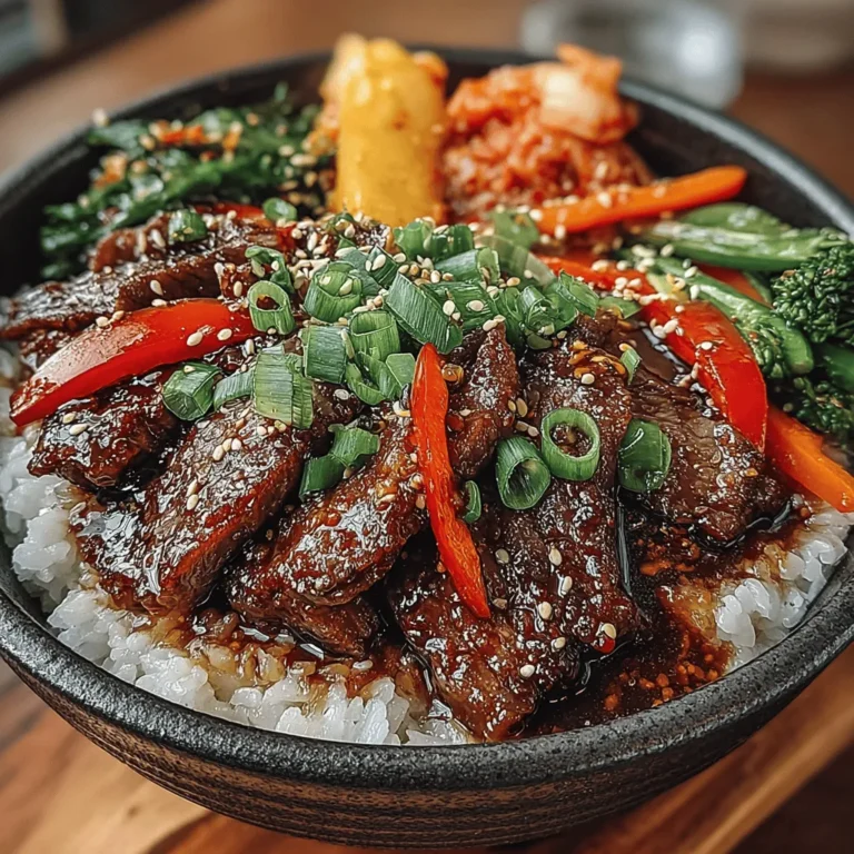 Korean cuisine has captivated food lovers across the globe with its vibrant flavors, rich history, and artful presentation. Known for its bold taste profiles, which often combine sweet, savory, and spicy elements, Korean food offers a variety of dishes that are both comforting and exciting. Among the many beloved offerings, Sweet & Spicy Korean Beef Bowls stand out as a crowd-pleaser, perfect for family dinners or meal prep. This dish doesn't just satisfy hunger; it showcases the harmonious blend of flavors that Korean cooking is renowned for, making it a delightful addition to any table.