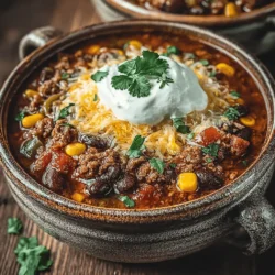 Taco Fiesta Soup is a delightful fusion of traditional taco flavors reimagined in a comforting, easy-to-make soup. This recipe is not only a feast for the taste buds but also a practical choice for families looking to enjoy a hearty meal without spending hours in the kitchen. Whether you're hosting a casual gathering, planning a cozy weeknight dinner, or seeking a dish to warm you up on a chilly evening, Taco Fiesta Soup fits the bill perfectly.
