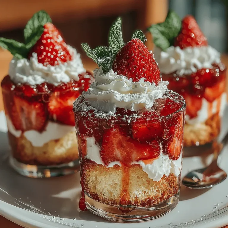 When it comes to summer desserts, few options can rival the delightful combination of strawberries and cream. Strawberry Shortcake Trifles emerge as a quintessential choice for gatherings, celebrations, and casual afternoons alike. This dessert not only tantalizes the taste buds but also captivates the eyes with its beautiful layers of flavor and texture. Each spoonful offers a delightful experience, marrying the sweetness of fresh strawberries with the lightness of whipped cream and the richness of cake.