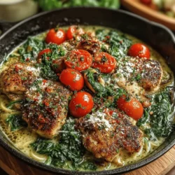 Creamy Chicken and Spinach Skillet Dinner: Step-by-Step Guide