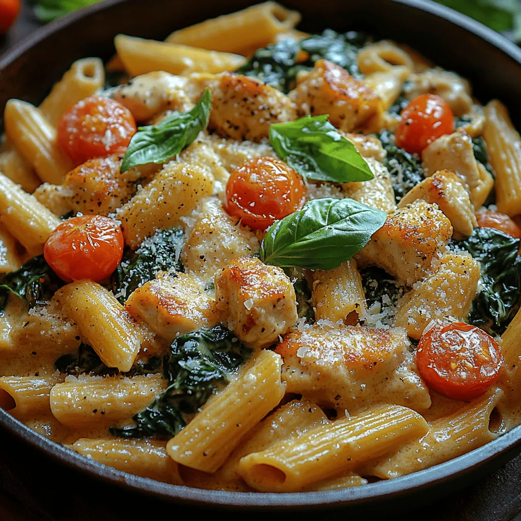 When it comes to weeknight dinners, few dishes are as satisfying and delightful as a Creamy Chicken and Spinach Pasta Skillet. This recipe embodies the perfect harmony of flavors and textures, combining tender chicken, vibrant spinach, and al dente pasta enveloped in a rich and creamy sauce. It’s a meal that not only comforts but also nourishes, making it a staple for families looking to enjoy a delicious yet nutritious dinner.
