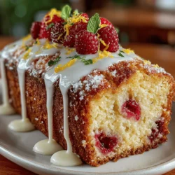 When it comes to desserts, few things capture the heart quite like a beautifully baked pound cake. Known for its rich, buttery texture and versatility, pound cake is a canvas for flavors that can suit any occasion, from casual family gatherings to elegant celebrations. Enter the Zesty Bliss Lemon Raspberry Pound Cake—a delightful twist on the classic recipe that marries the bright, citrusy notes of lemon with the sweet-tart essence of fresh raspberries. This cake offers the perfect balance of sweetness and tartness, making it an ideal treat for spring and summer events, afternoon teas, or simply as a comforting dessert after dinner.