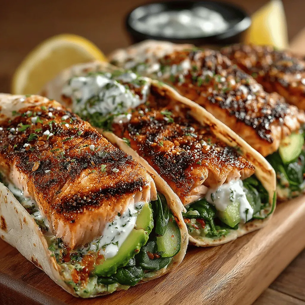 In today's fast-paced world, the pursuit of healthy, flavorful meals that are easy to prepare has become a priority for many home cooks. With the rising awareness of nutrition and wellness, individuals are seeking dishes that not only satisfy their taste buds but also nourish their bodies. Enter Zesty Lemon Herb Grilled Salmon Wraps, a delightful fusion of fresh ingredients and vibrant flavors that perfectly encapsulate the essence of healthy eating.