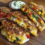 In the world of quick and satisfying meals, quesadillas reign supreme. This classic Mexican dish offers a delightful balance of flavors and textures, making it a favorite among food lovers. They are not only versatile but also a perfect canvas for a variety of ingredients, allowing for endless variations that cater to different tastes and dietary preferences. Today, we dive into the Cheesy Veggie Delight Quesadillas, a recipe that combines the creaminess of cheese with the vibrant flavors of fresh vegetables. This dish is ideal for busy weeknights, family gatherings, or even a cozy night in, making it a go-to meal for any occasion.